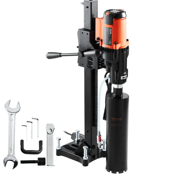 2500W Wet&Dry Concrete Core Drill Rig with Stand (8in)_製品画像