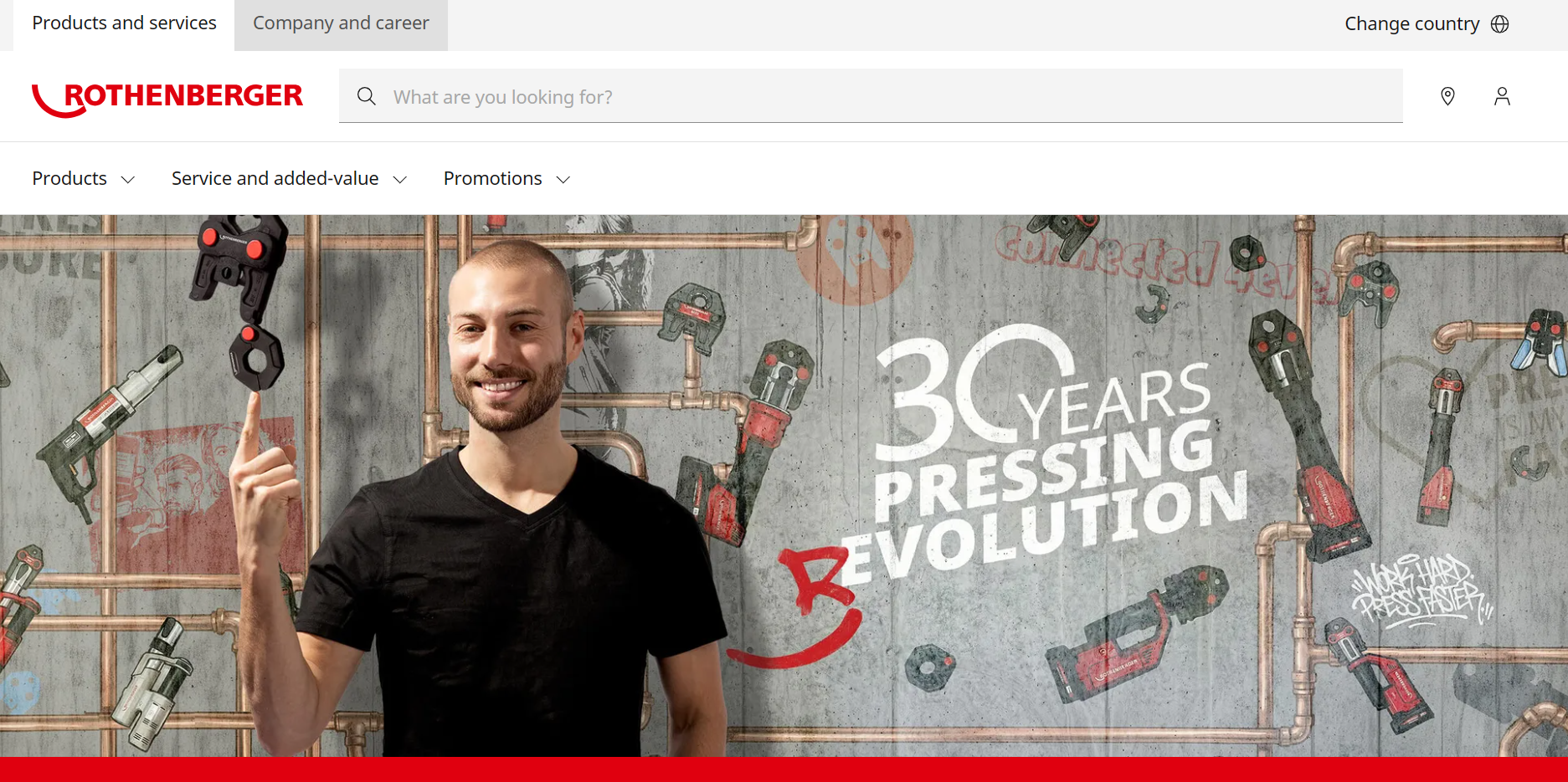 ROTHENBERGER official website screenshot